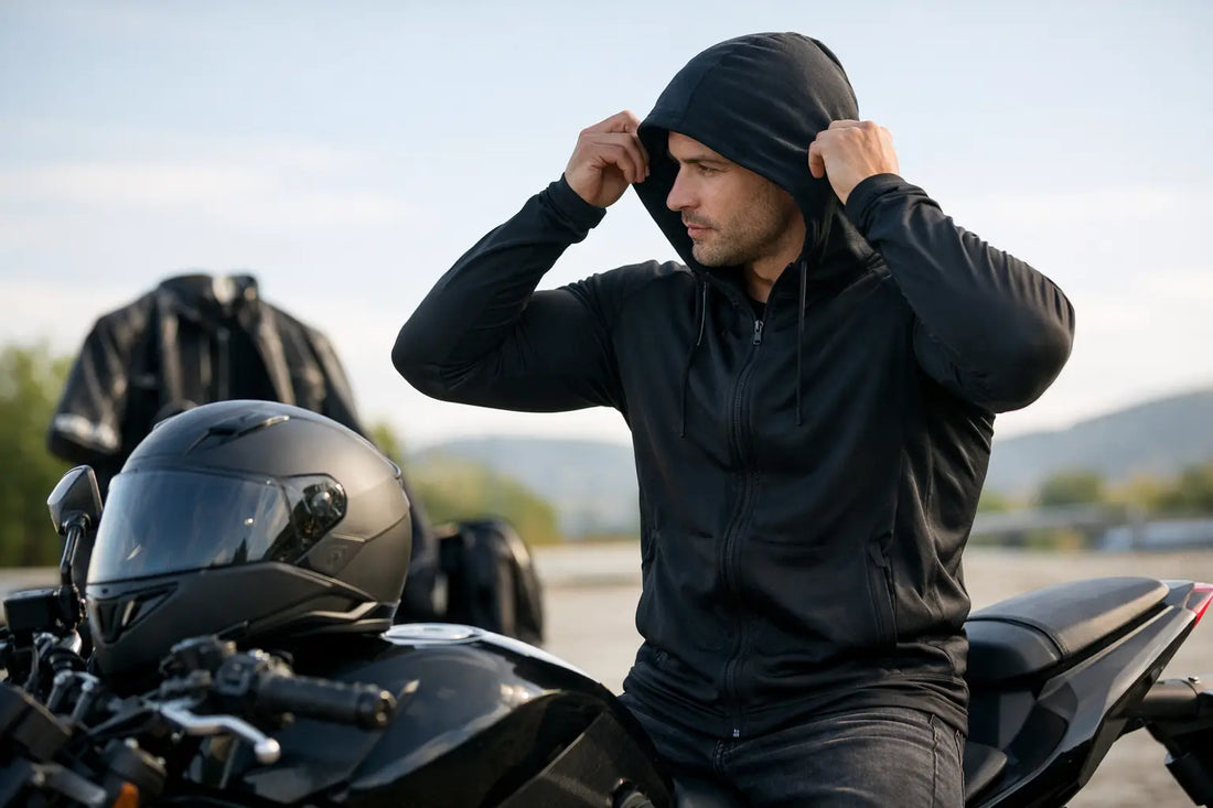 Motorcycle Hoodie Base Layer That Earns Its Spot