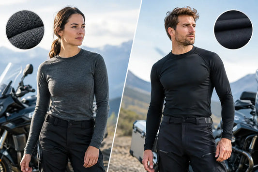 Merino Versus Polyester Thermals for Riders