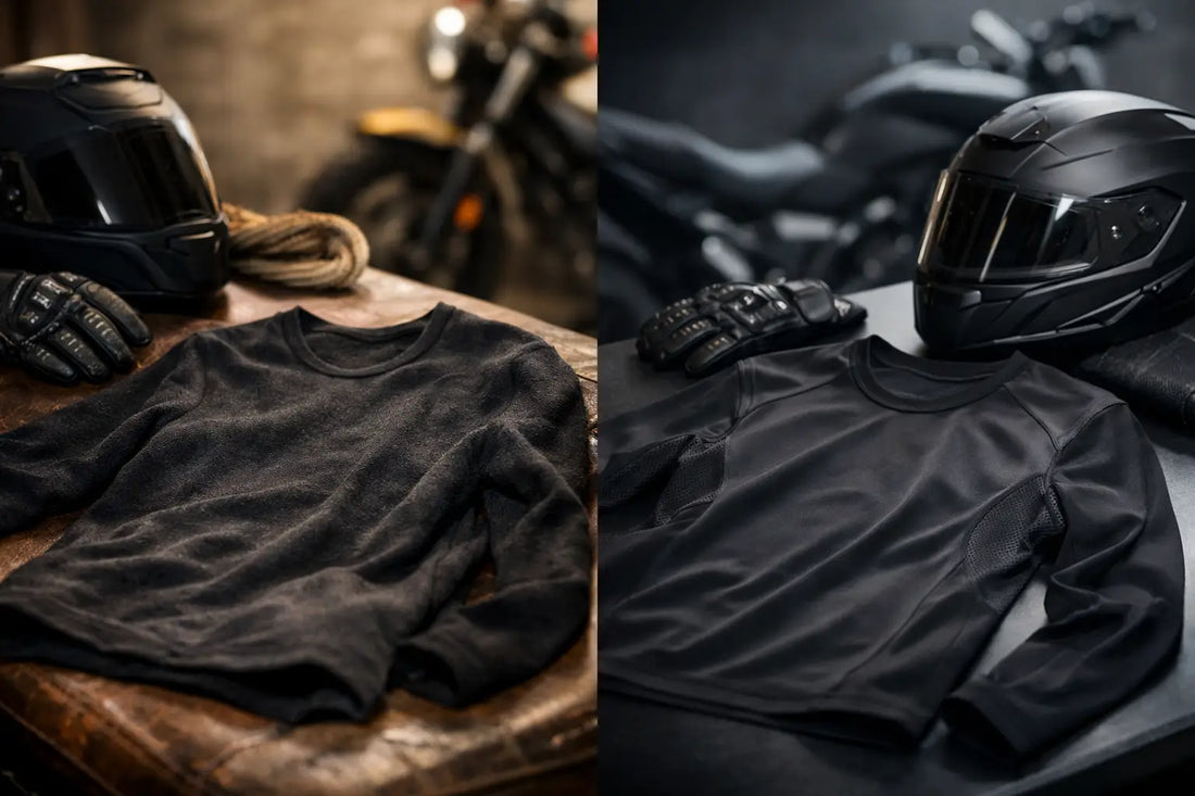 Merino vs Synthetic Motorcycle Baselayer
