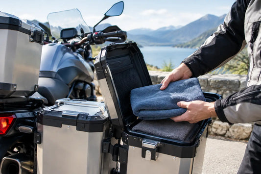 Packing Towels in Panniers for Long Rides
