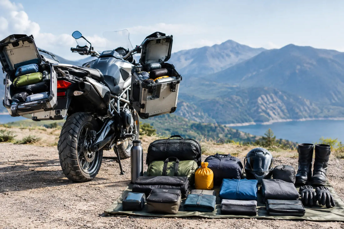 Pannier Packing Example for a 5-Day Ride