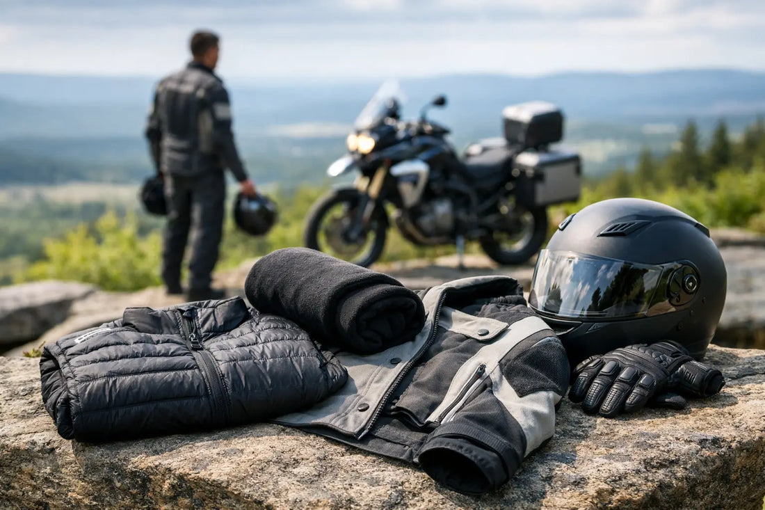 How to Pack Fewer Riding Layers
