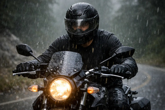 Can Merino Handle Rain on a Motorcycle Ride?